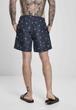 Pattern Swim Shorts Island Aop