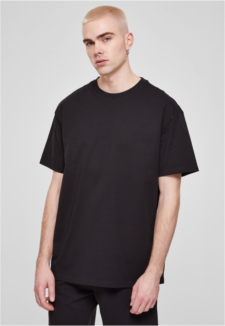 Men's Heavy Ovesized Tee 2-Pack T-Shirt - Black+Black
