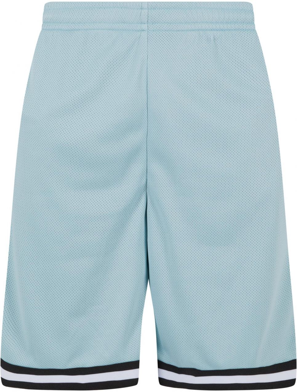 Men's Stripes Mesh Shorts - Ocean Blue/Black/White