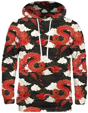 Dámske oblečenie  Mr. GUGU & Miss GO Mr._GUGU_&_Miss_GO_Hoodie_Kangaroo_H-K2057_Black