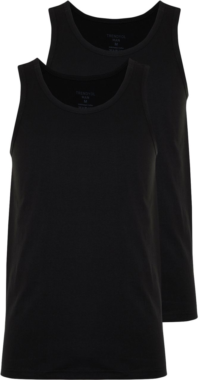 Trendyol Black Basic 2 Pack Underwear Undershirt