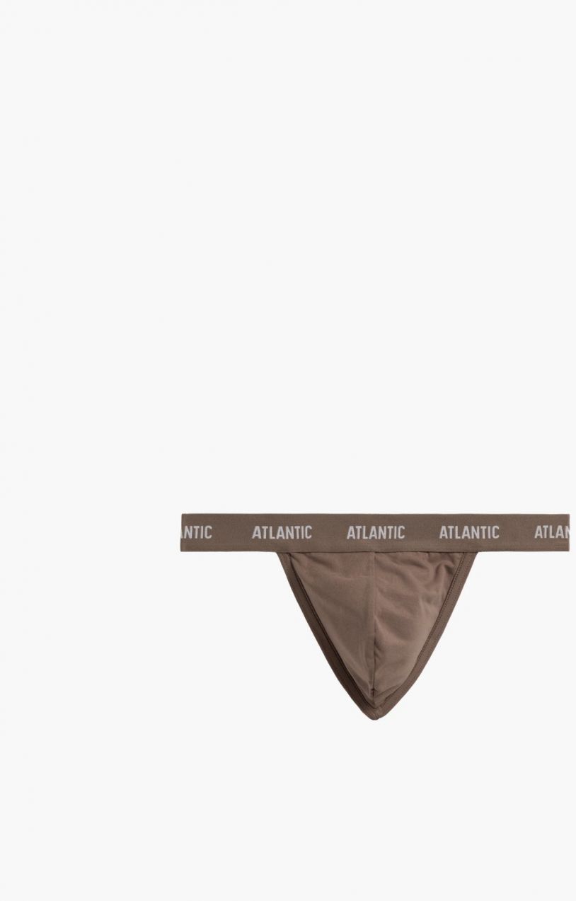 Pánske tangá ATLANTIC - béžové