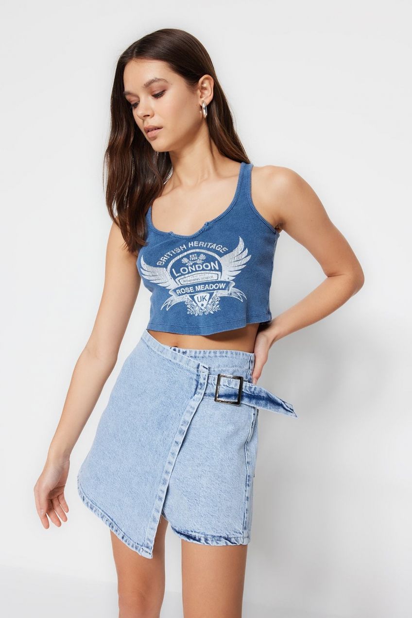 Dámske kraťasy Trendyol Denim