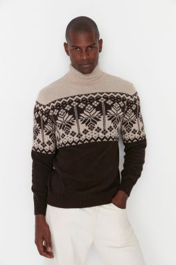 Pánsky sveter Trendyol Jacquard