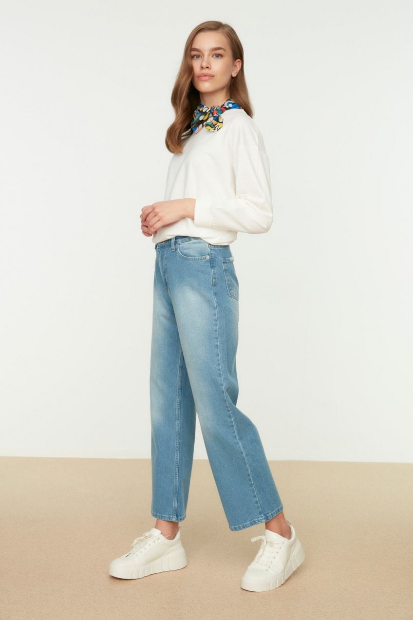 Dámske rifle Trendyol Denim