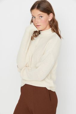 Trendyol sveter - Ecru - oversize