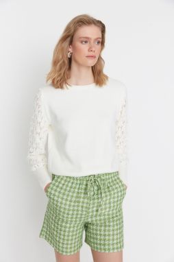 Dámsky sveter Trendyol Lace detailed