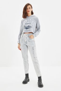 Trendyol Jeans - šedá - mama