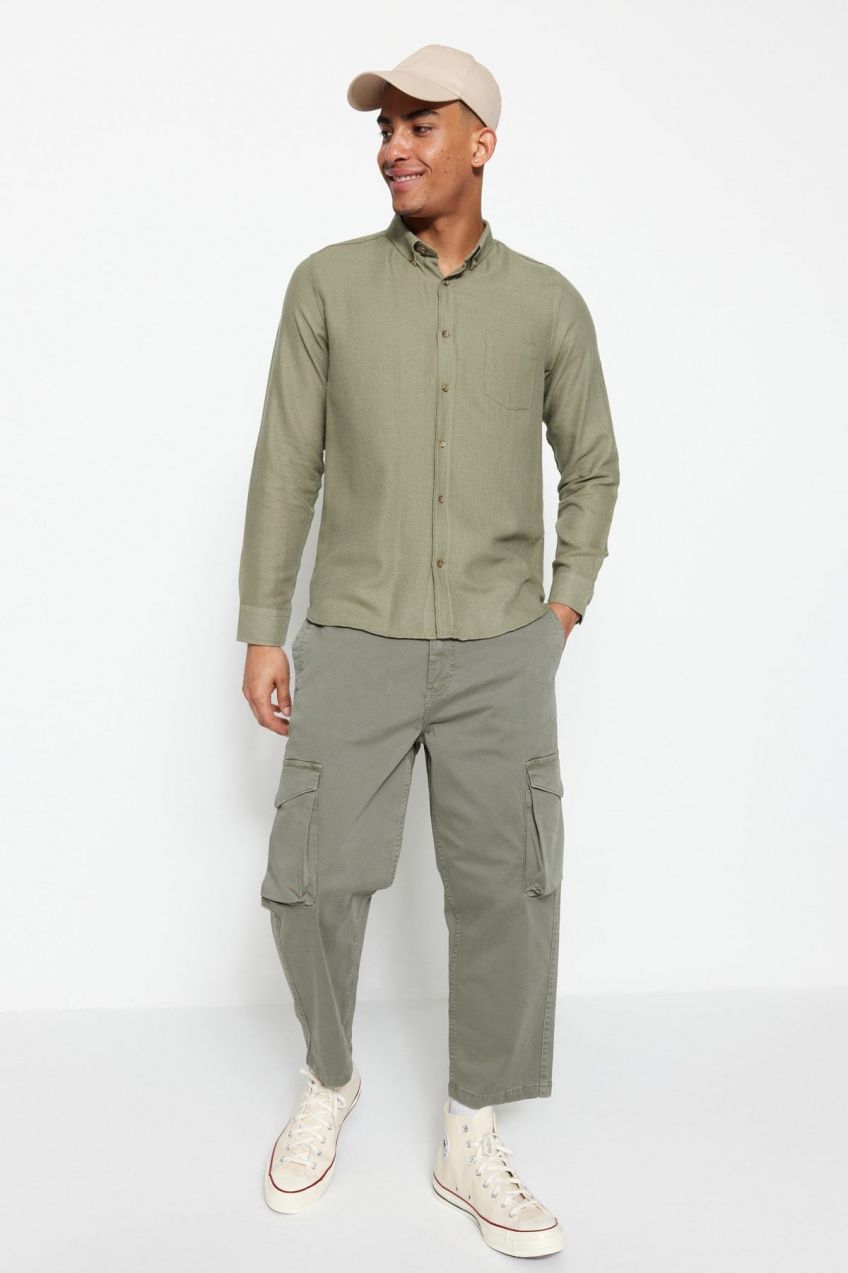 Pánska košeľa Trendyol Slim Fit
