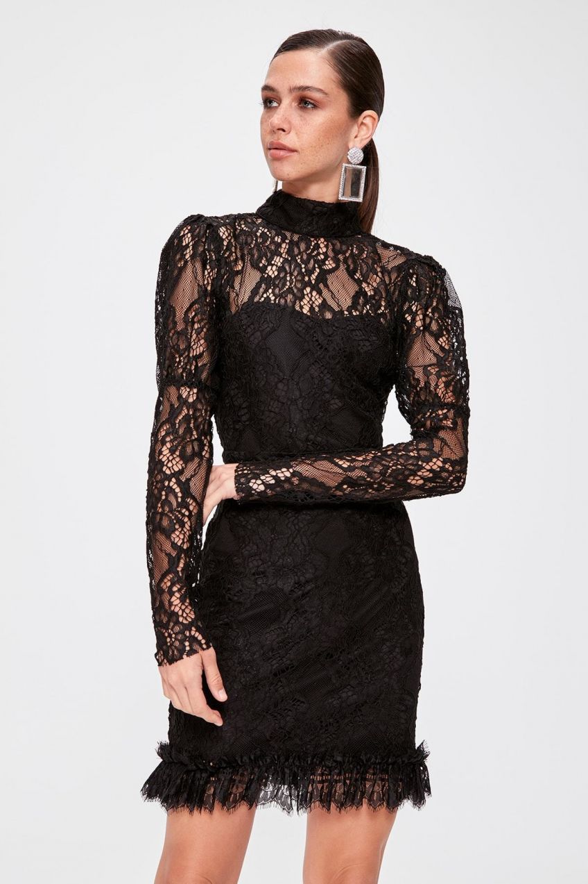 Dámske šaty Trendyol Lace