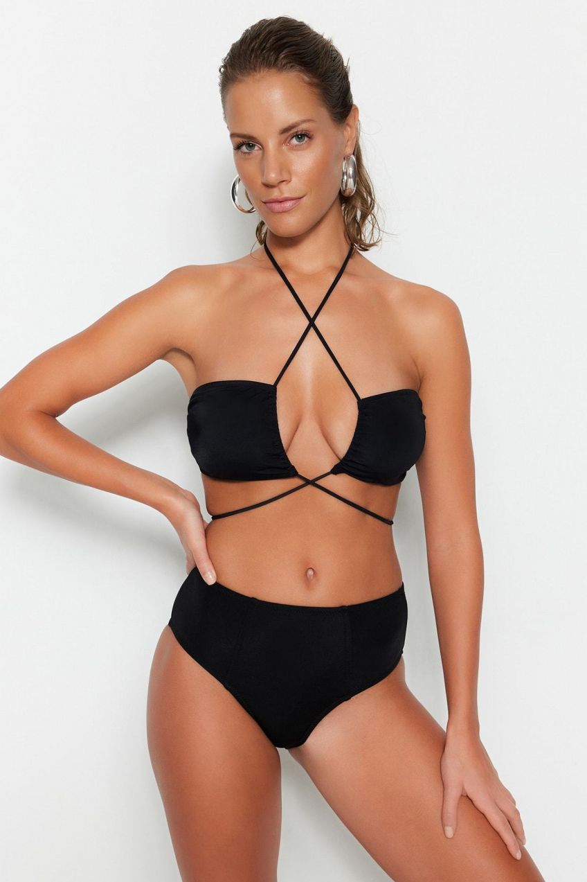 Dámske plavky spodný diel Trendyol High Waist