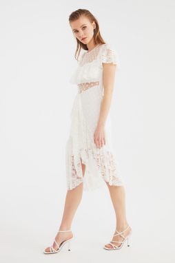 Trendyolové šaty - Ecru - Basic