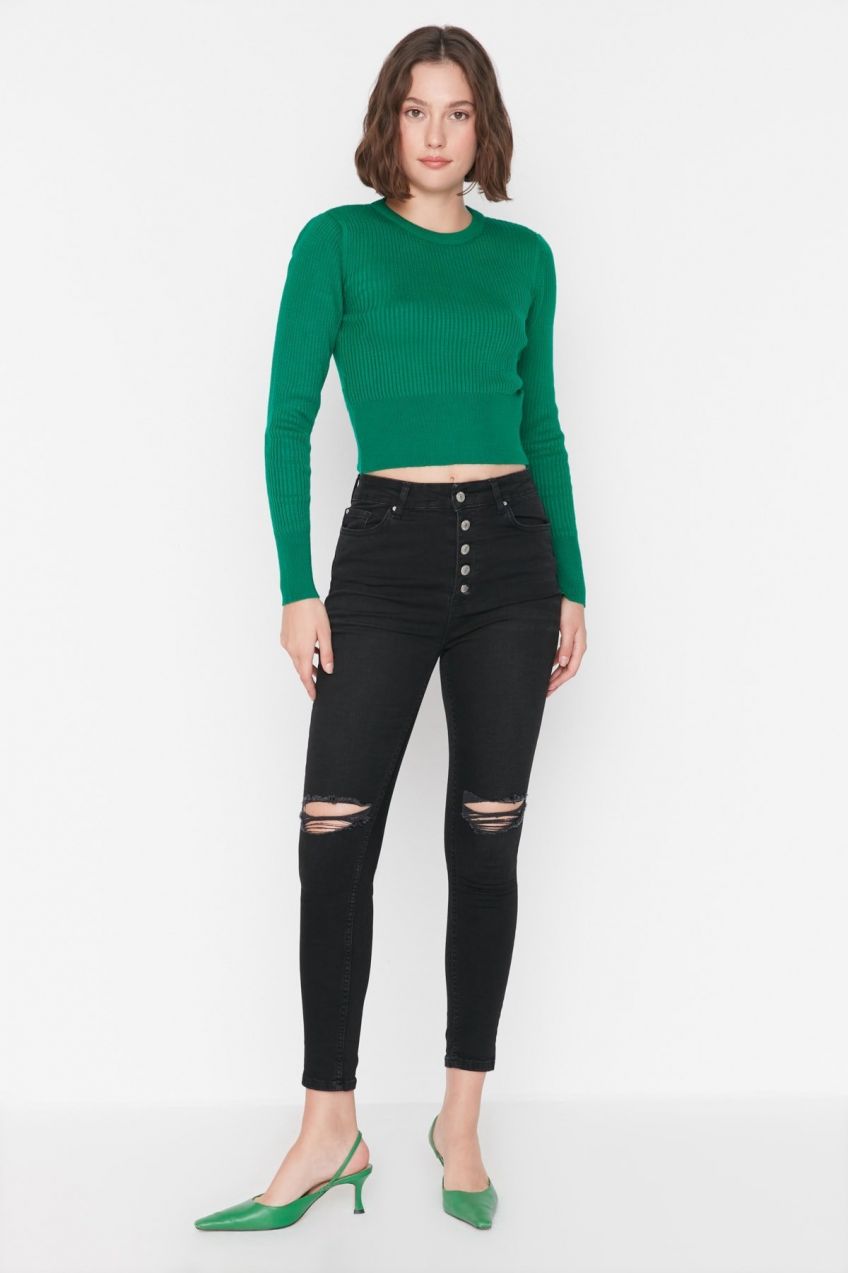 Dámske rifle Trendyol Ripped