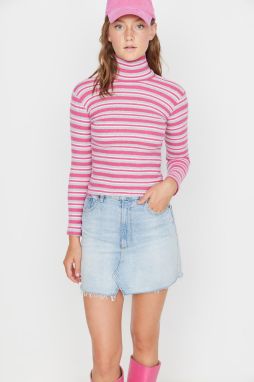 Trendyol Fuchsia Pletená blúzka