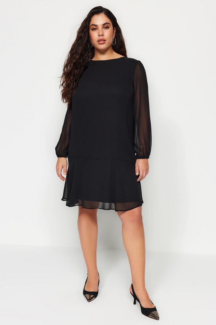 Dámske šaty Trendyol Chiffon