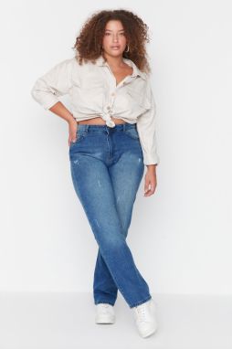 Dámske rifle Trendyol High waist