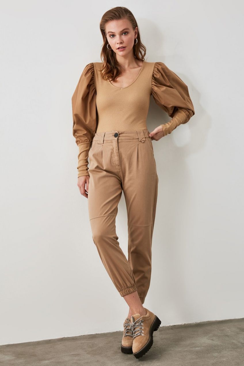 Dámske nohavice Trendyol High Waist
