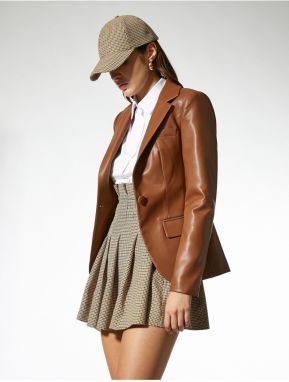 Koton Leather Look Blazer