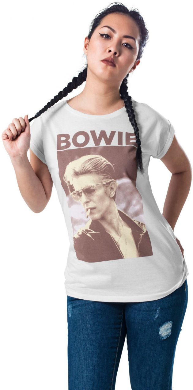 Women's T-shirt David Bowie white