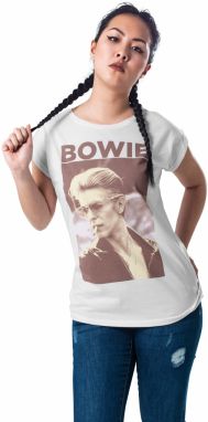 Women's T-shirt David Bowie white