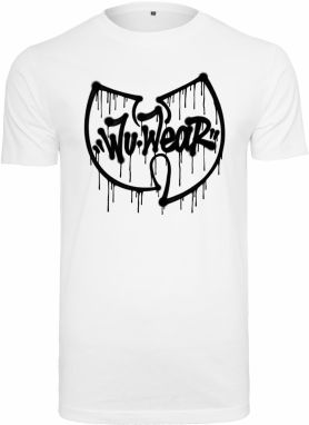 Wu Wear Dripping Logo Tee White