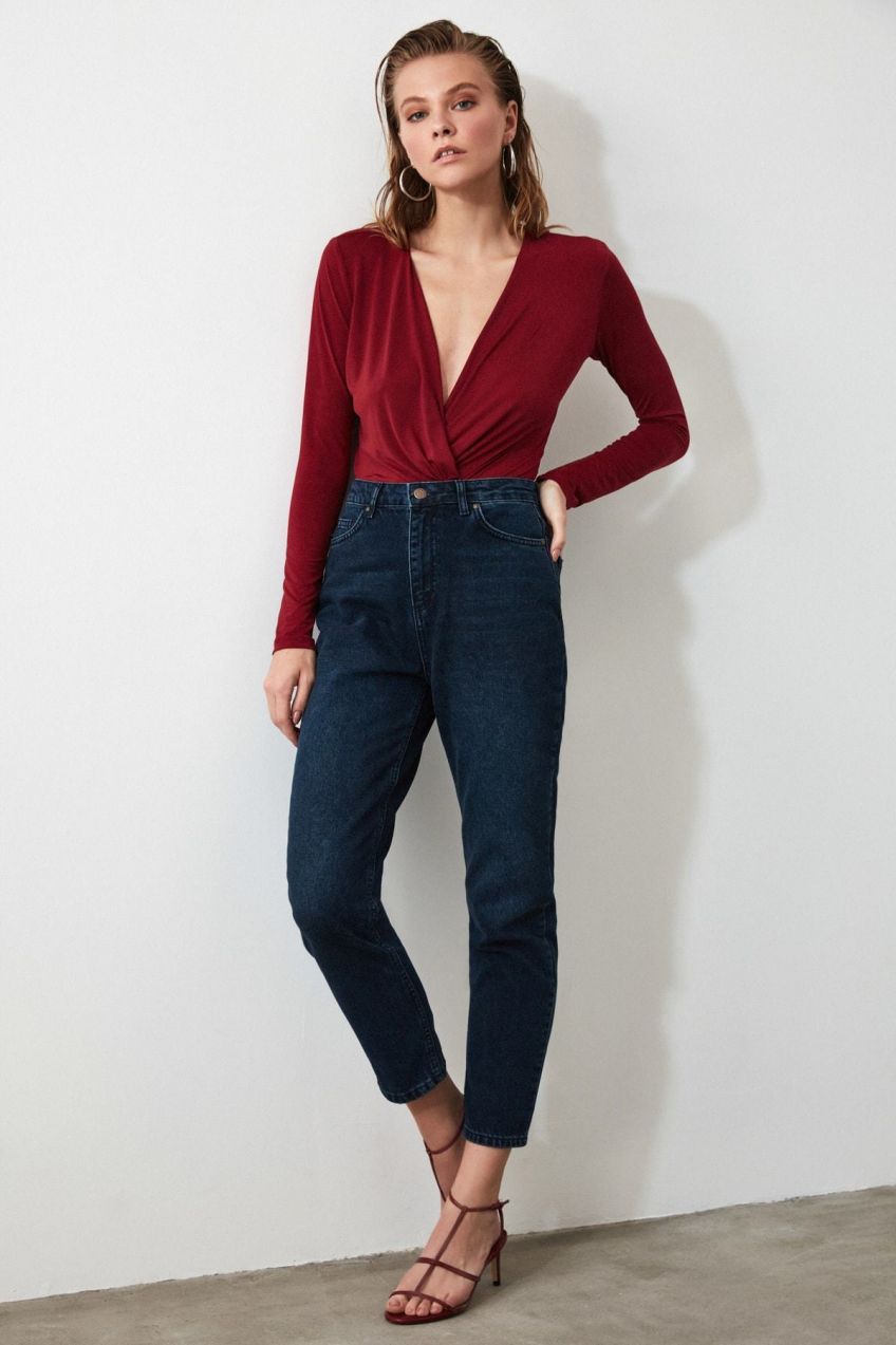 Dámske rifle Trendyol High Waist