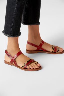 Dámske sandále Trendyol Leopard