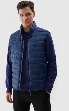 Men's 4F Recycled Down Vest - Navy Blue