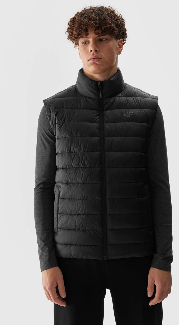 Men's 4F Recycled Down Vest - Black