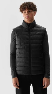 Men's 4F Recycled Down Vest - Black