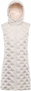 Women's vest with membrane ALPINE PRO GURFA pastel parchment