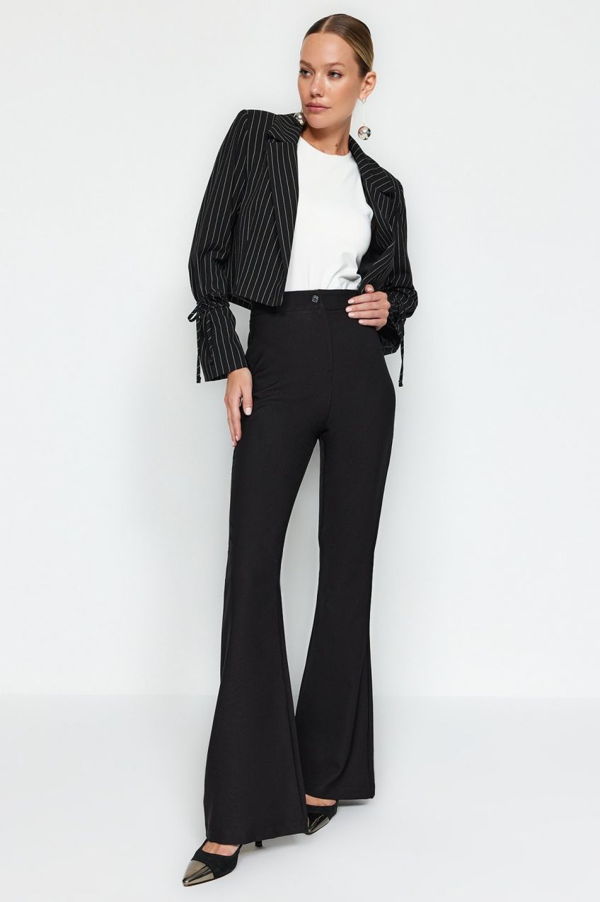 Dámske nohavice Trendyol High Waist