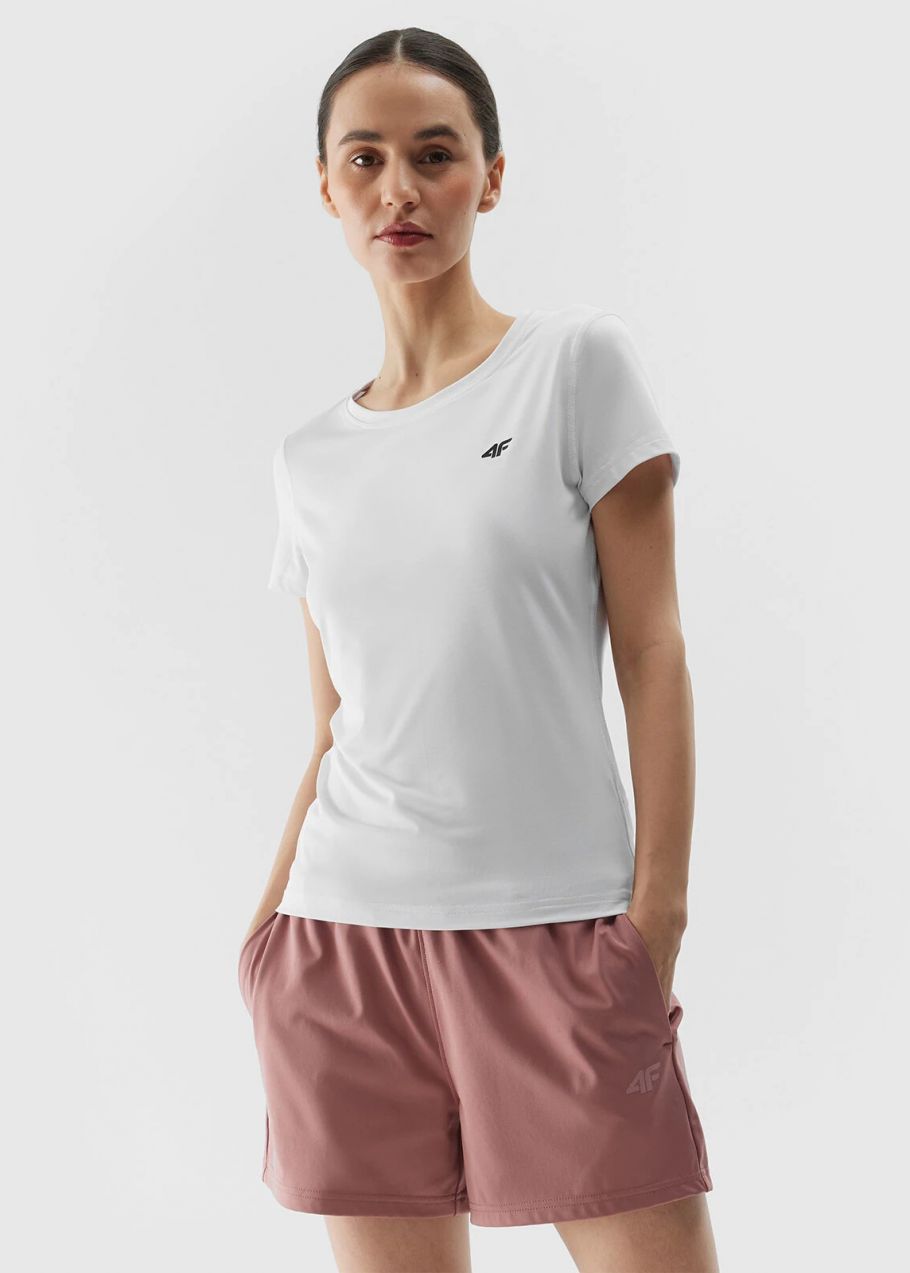Women's Sports T-Shirt 4F - White