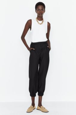 Trendyol Black Jogger fit nohavice