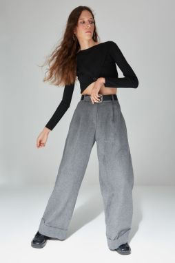 Dámske nohavice Trendyol High Waist