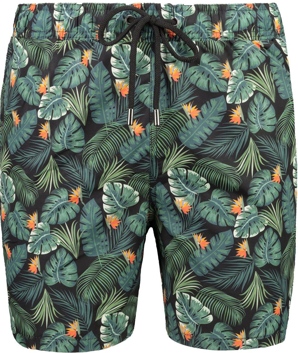Pánske kúpacie kraťasy Trendyol Tropical Print