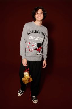 Pánsky sveter Trendyol Christmas