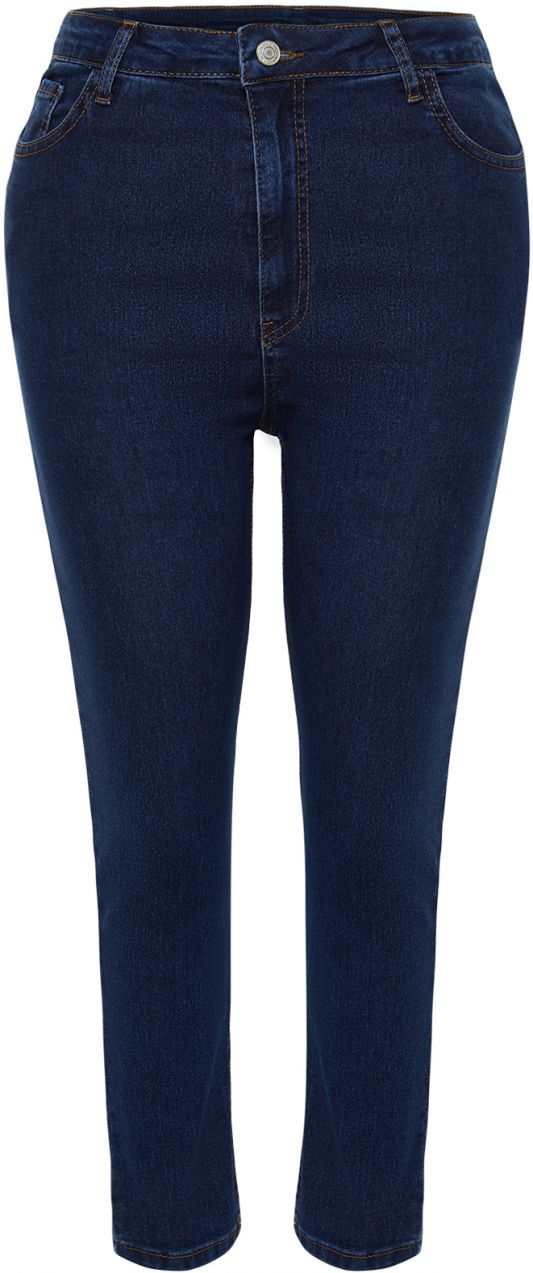 Trendyol Curve Modré Extra Flexibilné Skinny Džínsy