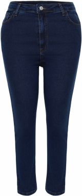 Trendyol Curve Modré Extra Flexibilné Skinny Džínsy