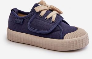 Children's sneakers HI-POLY SYSTEM BIG STAR Navy blue