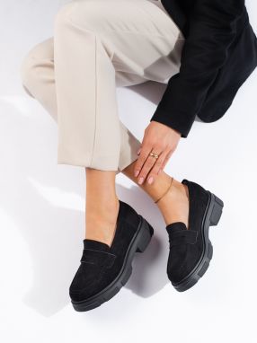 Dámske mokasíny Shelvt Black
