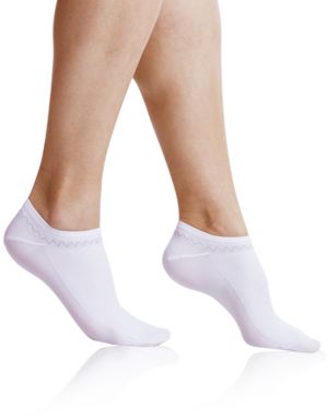Bellinda 
FINE IN-SHOE SOCKS - Dámske nízke ponožky - biela