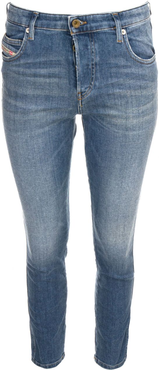 Modré dámske slim fit rifle Diesel Babhila L