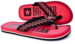 Pánske šľapky Flip-Flops Big Star HH174811 červené