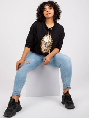 Bigger black blouse for every day, Vera