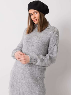 Gray knitted dress