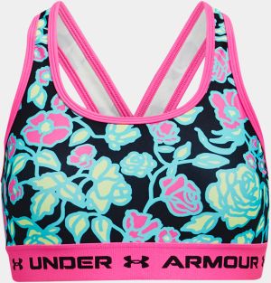 Podprsenka Under Armour G Crossback Mid Printed - čierna