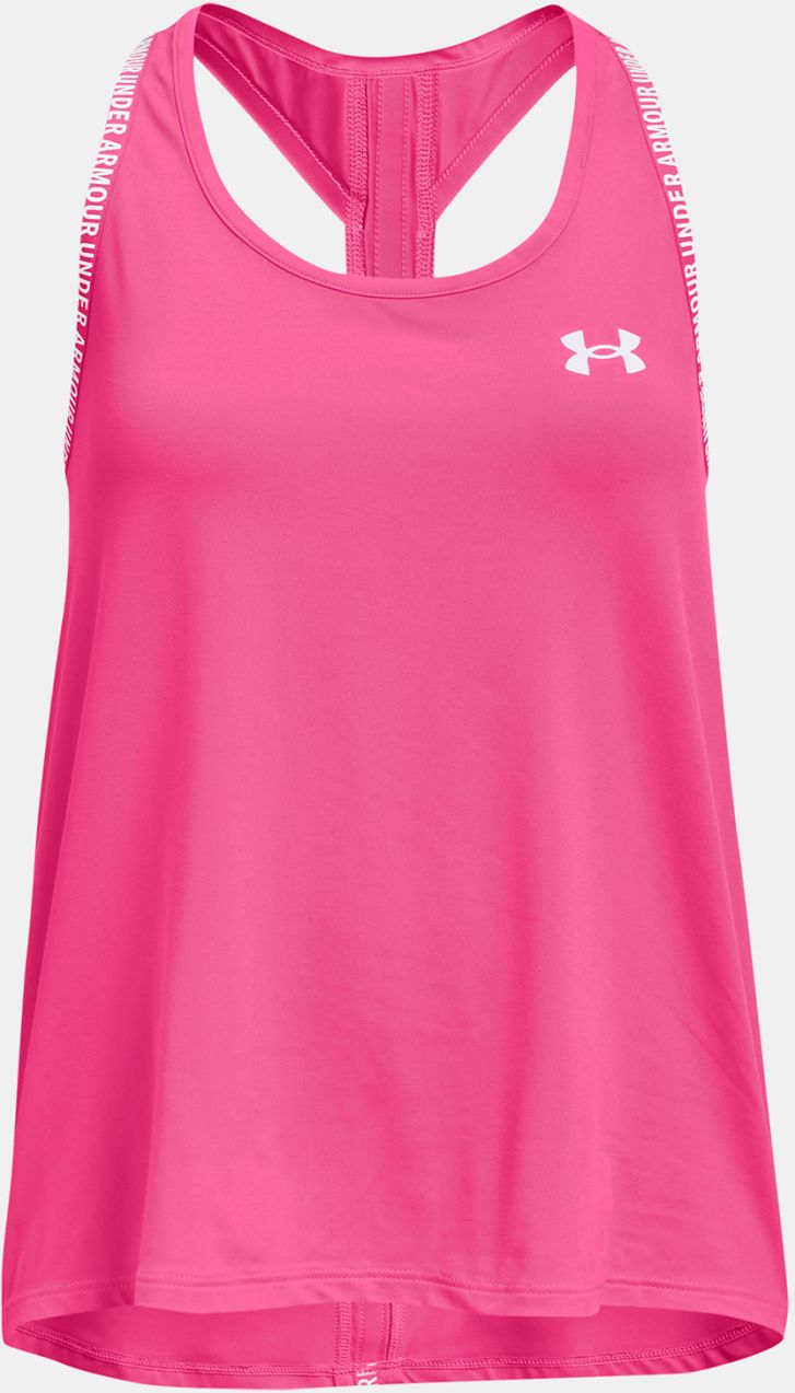 Tmavo ružové športové tielko Under Armour Knockout Tank