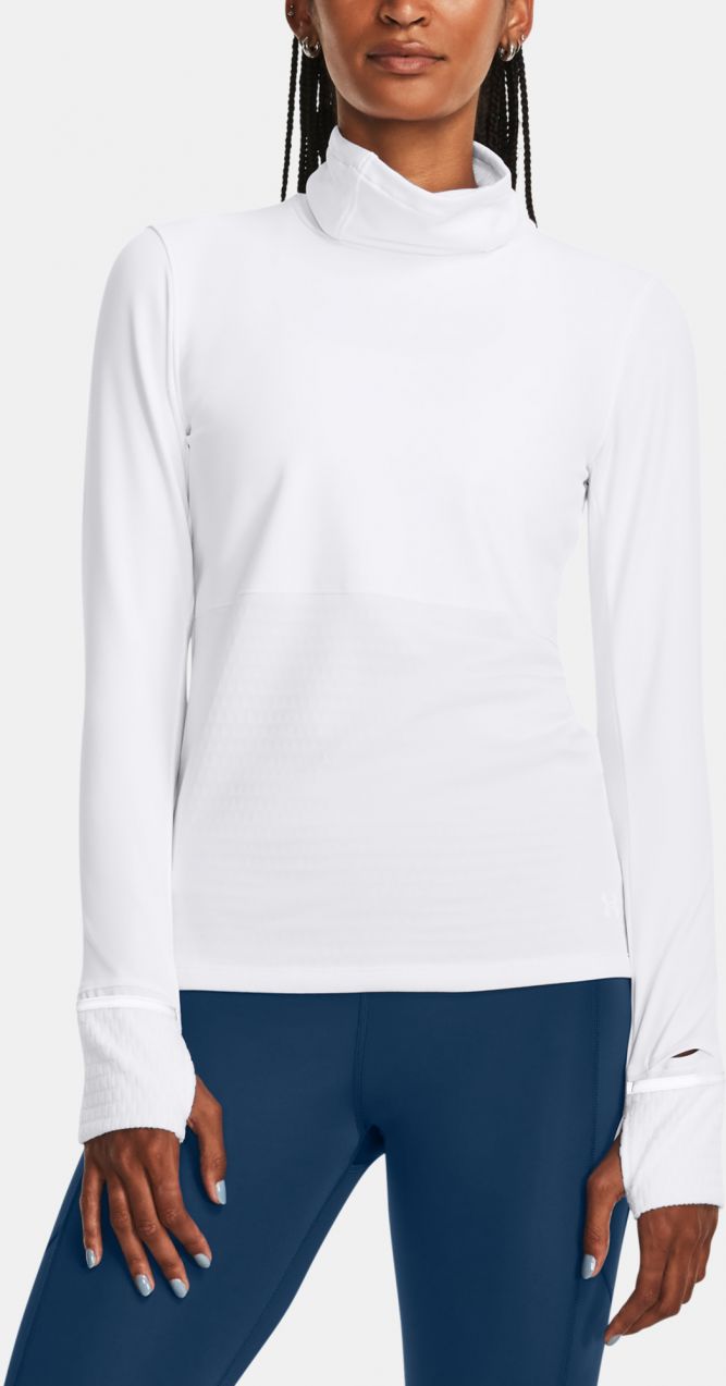 Biele športové tričko Under Armour Launch Elite Funnel