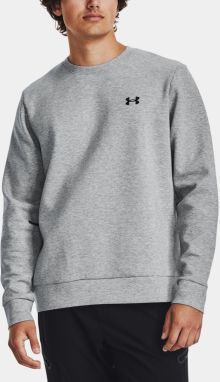 Svetlosivá športová mikina Under Armour UA Unstoppable Flc Crew
